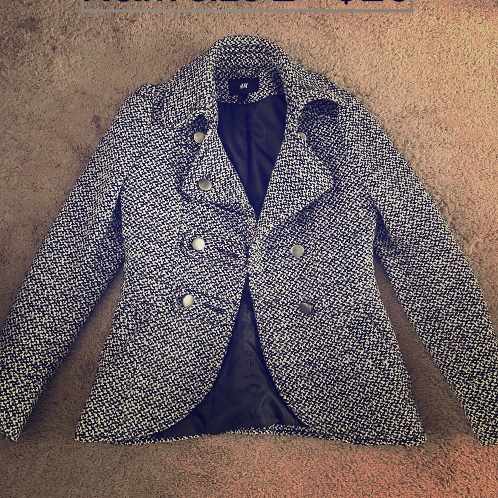 H&M houndstooth blazer